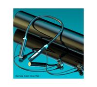 Auriculares inal?mbricos Bluetooth con cuello, est?reo, reducci?n de ruido, tarjeta enchufable universal, micr?fono deportivo, color rosa