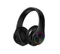Auriculares inal?mbricos Bluetooth con micr?fono incorporado, modo FM, bater?a de 20 horas de duraci?n para tel?fono Android y PC (negro)