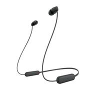 Sony WI-C100 Auriculares Inalámbricos - Hasta 25 Horas de Duración de la Batería, Micrófono Incorporado para Llamadas, Compatible con Asistentes de Voz, Conectividad Bluetooth Fiable, Negro
