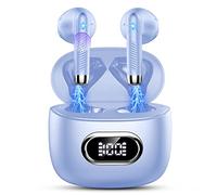 Auriculares Inalámbricos, 2024 Auriculares Bluetooth 5.3 con Reducción de Ruido ENC Mic, Mini Cascos Inalambricos Bluetooth 42H Estéreo HiFi Auriculare in Ear IP7 Impermeable, LED Pantalla, USB-C