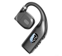 Auriculares inalámbricos 5.4 que ofrecen 200 horas de trabajo en espera para uso al aire libre y uso prolongado con ajuste seguro giratorio (negro)