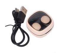 Auriculares inalámbricos AI Touch Control Mini13 5.4 con batería de 48 horas de duración total, sonido HiFi y reducción de ruido, semiintraurales para dormir, trabajo, deportes (color piel)