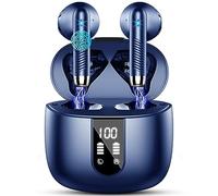 Auriculares Inalámbricos Auriculares Bluetooth 5.3 con 4 ENC Mics, 2024 Cascos Inalambricos Bluetooth Cancelación de Ruido, 56H HiFi Estéreo in Ear Auriculare Deportivos IP7 Impermeable, LED Pantalla