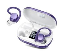 Auriculares Inalambricos, Auriculares Bluetooth 5.3 Estéreo Deportivos con 4 ENC Cancelacion Ruido HD Microfono, 128H Cascos Inalambricos Bluetooth LED Pantalla,IP7 Impermeable para Sport Running