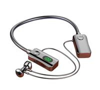 Auriculares inalámbricos - Auriculares de pantalla digital portátil, auriculares deportivos para el cuello | Dispositivo de audio in-ear de silicona para caminar, conducir, correr, andar en bicicleta
