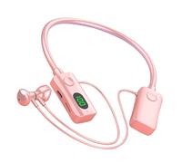 Auriculares inalámbricos - Auriculares de pantalla digital portátil, auriculares deportivos para el cuello | Dispositivo de audio in-ear de silicona para caminar, conducir, correr, andar en bicicleta
