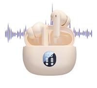 Auriculares Inalámbricos: Auriculares En La Oreja Con 4 Micrófono De Cancelación De Ruido De EN | Control Táctil Con Micrófono Hi-Fi STEREO SONERO BAJO CVC CANCANCIÓN DE CANCIÓN DE LED 35H Tiempo