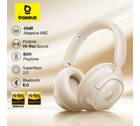 Auriculares Inalámbricos Baseus EH10 NC ANC con Cancelación de Ruido Híbrida Adaptativa de 45dB, Auriculares de Alta Resolución LDAC, Bluetooth 6.0, 80 Horas de Duración Black