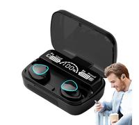 Auriculares inalámbricos Blue -Tooth - Auriculares inalámbricos | Funcionamiento de auriculares portátiles | Confirmación impermeable en el oído para el gimnasio | Auriculares de fitness largos