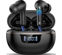Auriculares Inalambricos Bluetooth, 2026 Cascos Inalambricos Bluetooth 5.4 HiFi Estéreo, 45 Horas Auriculares inalámbricos con ENC Cancelacion Ruido, Pantalla LED/Carga Rápida Tipo-C/IP7 Impermeable
