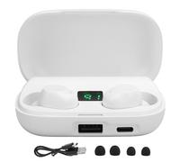 Auriculares inalámbricos Bluetooth 5.1 con batería de 1500 mAh, resistentes al agua para nadar y para usar en días lluviosos, tecnología de