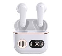 Auriculares inalámbricos Bluetooth 5.3, auriculares intrauditivos con cancelación de ruido y vibrador óseo totalmente cerrado para un sonido puro,