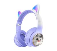 Auriculares inalámbricos Bluetooth 5.3 con micrófono JINLAKZ-09 (morado)