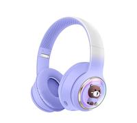 Auriculares inalámbricos Bluetooth 5.3 con micrófono JINLAKZ-55 (morado)