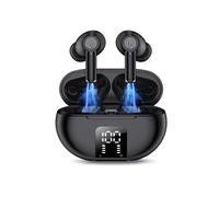 Auriculares inalámbricos Bluetooth 5.3 con micrófonos y llamadas claras: tecnología avanzada para una comunicación clara.