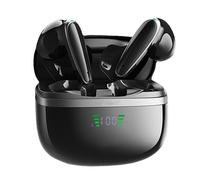 Auriculares inalámbricos, Bluetooth 5.3, estéreo con graves HiFi, 40 horas de reproducción, diseño semi-intraural para mayor comodidad,