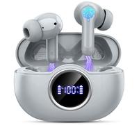 Auriculares inalámbricos, Bluetooth 5.4 con 4 auriculares ENC, auriculares inalámbricos con cancelación de ruido, auriculares Bluetooth estéreo de alta fidelidad 36 horas de reproducción, IP7