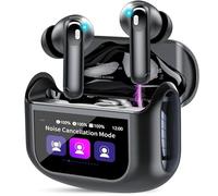 Auriculares inalámbricos, Bluetooth 5.4 con pantalla táctil multifuncional, auriculares estéreo de alta fidelidad 48H con cancelación de ruido/modo de transparencia ANC/ENC, auriculares IPX7 con 5