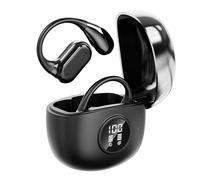 Auriculares inalámbricos Bluetooth 5.4 de 75 horas para deportes, auriculares Bluetooth estéreo de graves profundos sobre auriculares, micrófono ENC con cancelación de ruido, auriculares impermeables