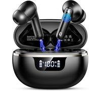 Auriculares Inalambricos Bluetooth 5.4 HiFi Estéreo, 48H Cascos Bluetooth | Auriculares inalámbricos, 4 ENC Cancelacion Ruido HD Mic, Pantalla LED/IP7 Impermeable/Carga Rápida Tipo-C/para iOS/Android