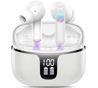 Auriculares Inalámbricos Bluetooth, Auriculares Bluetooth 5.3, 4 Mic con Reducción de Ruido ENC, Cascos Inalambricos Carga Rápida USB-C, 48H HiFi Estéreo Graves, IPX7 Impermeable Cascos Inalambricos