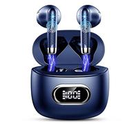 Auriculares Inalámbricos Bluetooth, Auriculares Bluetooth 5.3 HiFi Estéreo, 42H Cascos Inalambricos Bluetooth con ENC Reducción de Ruido, Pantalla LED, USB-C, Control Táctil,IP7 Impermeable Audifonos