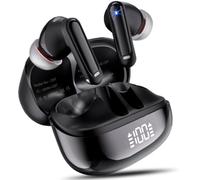 Auriculares Inalambricos Bluetooth, Auriculares Bluetooth 5.4, 48H Estéreo HiFi Cascos Inalambricos con 4 HD Mic Reducción de Ruido/Pantalla LED/IP7 Impermeable, Audífonos Ajuste Cómodo, Carga Rápida