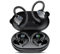 Auriculares Inalámbricos Bluetooth, Auriculares Bluetooth 5.4, 68 Horas HiFi Estéreo Cascos Inalambricos con 4 Mic Reducción de Ruido, Carga Rápida, IP7 Impermeable con Pantalla LED, Ajuste Cómodo