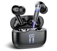 Auriculares Inalambricos Bluetooth, Auriculares Bluetooth 5.4 HiFi Estéreo con 4 HD Mic, 40H Cascos Inalambricos Bluetooth con 4 ENC Reducción de Ruido, IP7 Impermeablem Cascos, Pantalla LED, USB-C