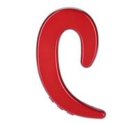 Auriculares Inalámbricos Bluetooth, Auriculares de Conducción ósea sin Dolor, Gancho para la Oreja Manos Libres, Resistente Al Agua con Recordatorio de Voz en Chino e Inglés (Rojo)