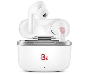 Auriculares inalámbricos Bluetooth Be Live ANC 5.1 con reducción Activa del Ruido (ANC), 4 micrófonos, Control táctil, 16H de duración de batería, Carga rápida USB-C para iOS/Android - Nuevo (Blanco)