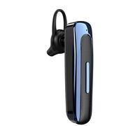 Auriculares inalámbricos Bluetooth con cancelación de ruido, conexión rápida y sencilla para conductores y empresarios (gris).