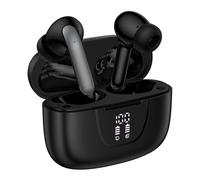 Auriculares inalámbricos Bluetooth de 5.3 pulgadas para Samsung Galaxy S25 Ultra S24 S23 S22 S20 A16 A15 60H Reproducción LED Power Display IPX7 Impermeable Deportes en el oído Auriculares con