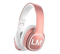 Auriculares Inalámbricos Bluetooth, Louise&Mann Auriculares Diadema Bluetooth, Cascos Plegables con Micrófono Incorporado, 30 Ore de Reproducción, Almohadillas Suaves con Su Estuche para Móvil,PC,TV