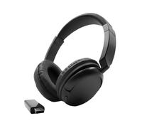 Auriculares InaláMbricos Bluetooth Para Tv, Auriculares InaláMbricos De Graves Profundos Sobre La Oreja Para Adultos Y Personas Mayores, Auriculares Ligeros Para Tv, Pc, TeléFono MóVil (Negro)