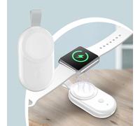 Auriculares inalámbricos Bluetooth WQQZJJ, cargador inalámbrico magnético para reloj con fuente de alimentación móvil integrada, compacto,
