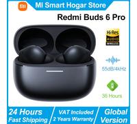 Xiaomi Redmi Buds 6 Pro Auriculares Inalámbrico Dentro de oído Llamadas/Música Bluetooth Negro