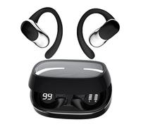 Auriculares inalámbricos cómodos para usar sobre la oreja, auriculares deportivos sobre la oreja, para natación, deportes, correr, juegos, trabajo, traducción de niños, transmisión en