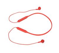 Auriculares Inalámbricos con Banda para el Cuello, Auriculares con Reducción de Ruido de Graves Profundos para Correr, Yoga, IPX7 (Rojo)