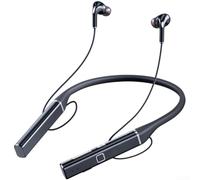 Auriculares inalámbricos con banda para el cuello con 100 horas de duración de la batería, cancelación de ruido de graves profundos para entrenamiento y ciclismo