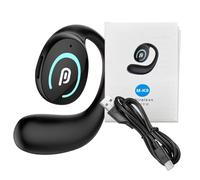 Auriculares inalámbricos con cancelación de ruido, auriculares deportivos inalámbricos con graves profundos, diseño ergonómico para correr, sonido estéreo, cómodos auriculares inalámbricos para el