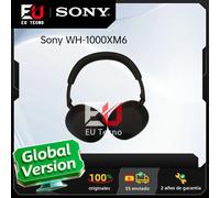 Auriculares inalámbricos con cancelación de ruido Sony WH-1000XM6 HD Procesador de cancelación de ruido QN3 12 micrófonos 30 horas de duración de la batería Midnight Blue