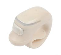 Auriculares inalámbricos con gancho para la oreja 5.4 de un solo lado, reducción de ruido para camioneros, gimnasio, correr, ajuste seguro, larga duración de la batería, color blanco (color piel)
