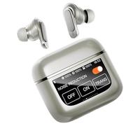 Auriculares inalámbricos con Pantalla LED, Auriculares Inteligentes con de Control táctil, Auriculares con Luces LED para Caminar, Entrenar, Correr, Senderismo, Ciclismo