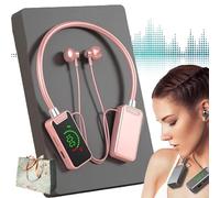 Auriculares inalámbricos con tarjeta de sonido en vivo, impermeables, con banda para el cuello, Bluetooth, con pantalla, auriculares con tarjeta de sonido, tarjeta de sonido, transmisión en vivo y
