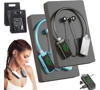 Auriculares inalámbricos con tarjeta de sonido en vivo, tarjeta de sonido inalámbrica, transmisión en vivo y edición de audio, auriculares Bluetooth inalámbricos impermeables con banda para el cuello