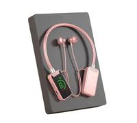 Auriculares inalámbricos con tarjeta de sonido para creación de contenido con emparejamiento automático y sonido envolvente claro (rosa)