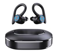 Auriculares inalámbricos con tecnología Bluetooth 5.3, ganchos para las orejas cómodos para un ajuste óptimo, ideales para deportes y actividades