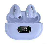 Auriculares inalámbricos con tecnología de conducción ósea para entrenamiento de correr y ejercicio al aire libre que proporcionan conciencia situacional y sonido (blanco)