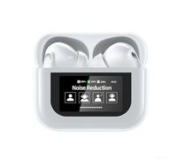 Auriculares inalámbricos convenientemente diseñados que soportan la interpretación inmediata del idioma en muchas lenguas (blanco)